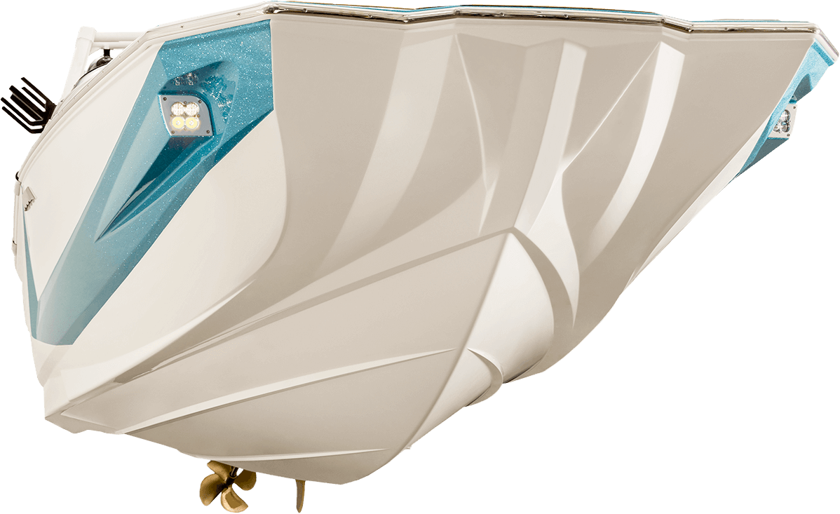 V-Hull look at the bottom