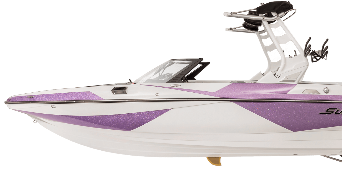 Purple & White Supreme S211 side view