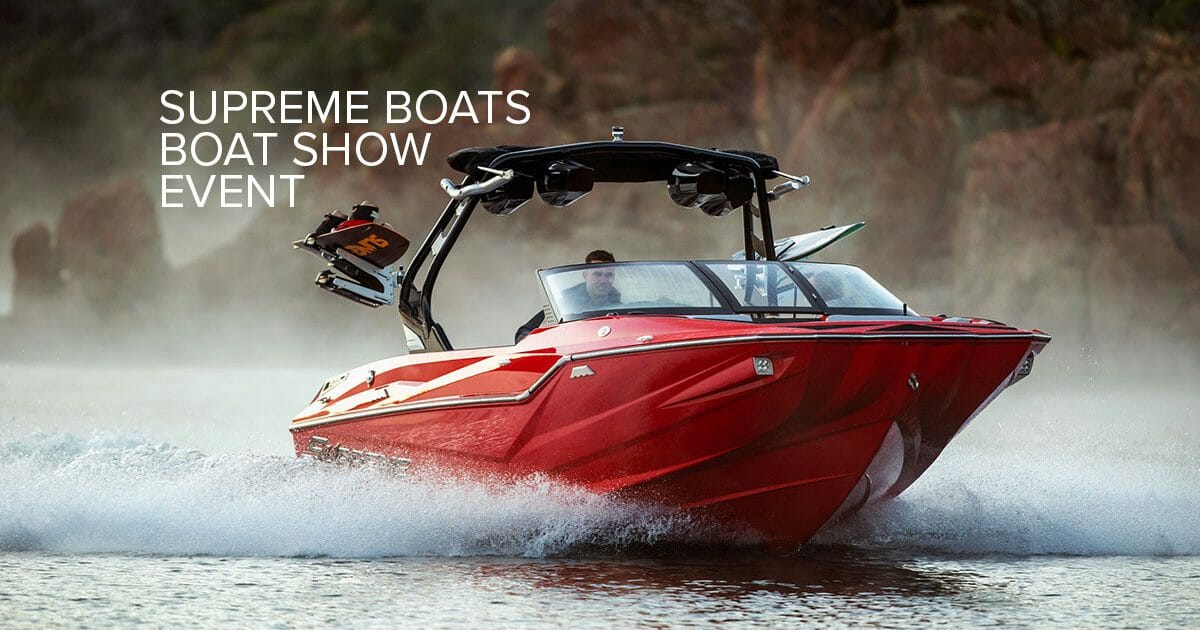 Supreme Boats Boat Show Event