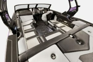 The interior of a Supreme boat.