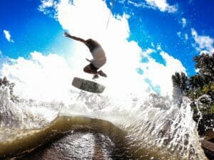 Matt Manzari Wakeskater kickflip
