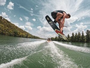 JB O'neill wakeboarding