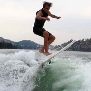 Turner Gebers wake surfing