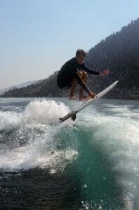 Turner Gebers wake surfing